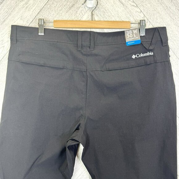 Columbia Mesa Pants Mens Size 38x30 Regular Fit Omni-Shade Black New NWT - Picture 7 of 10